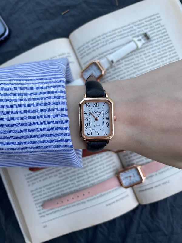 Women's leather watch