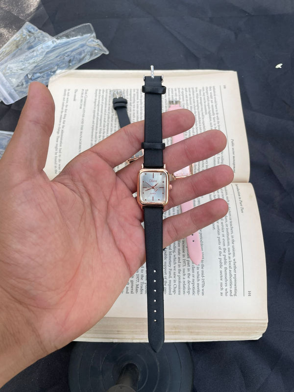 Women's leather watch