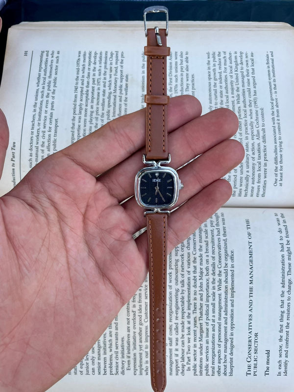 Women's leather watch