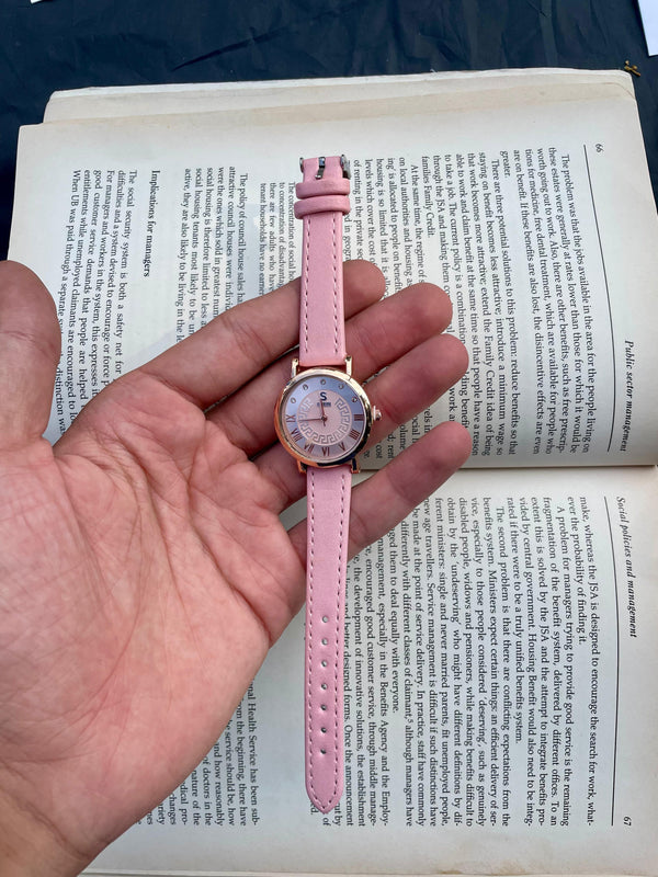 Shein women's leather watch