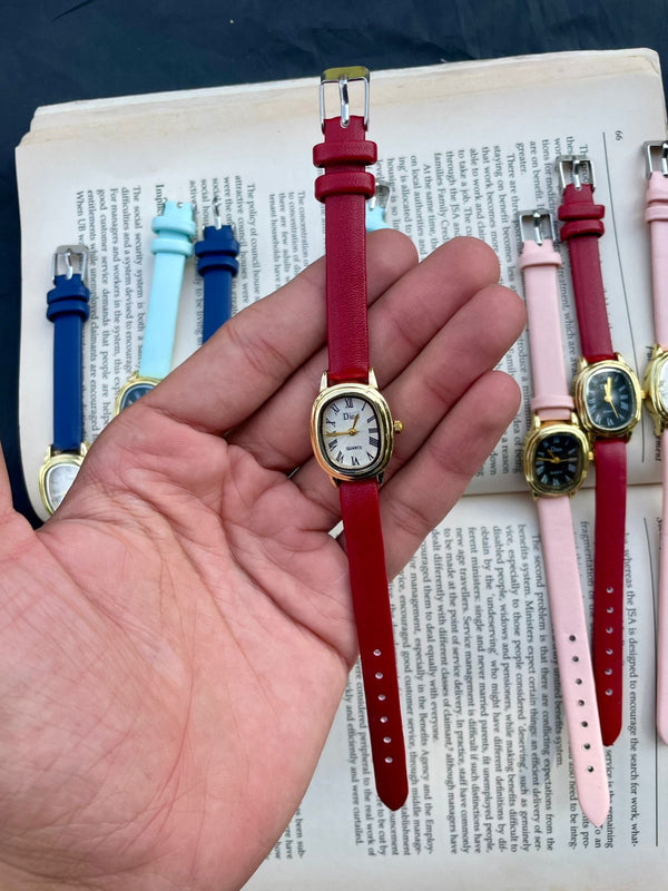 Dior women's leather watch
