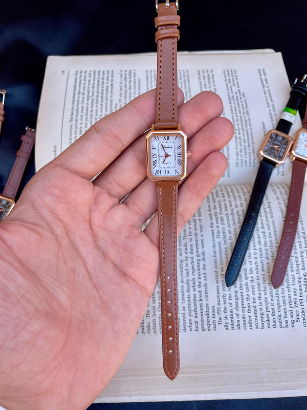 High quality Italian leather watch