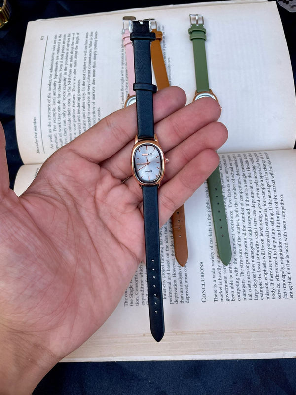 Women's leather watch