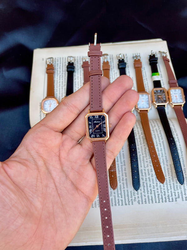 High quality Italian leather watch
