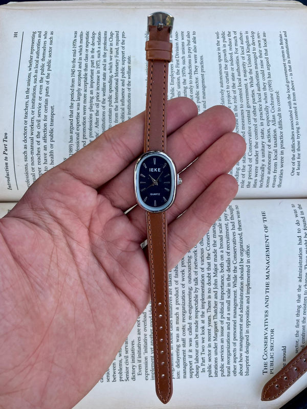 Women's leather watch