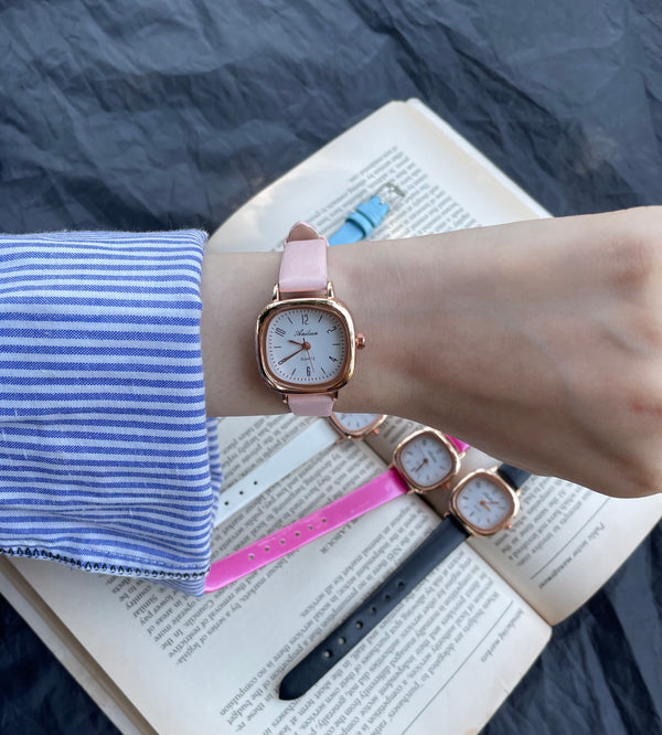 Women's leather watch