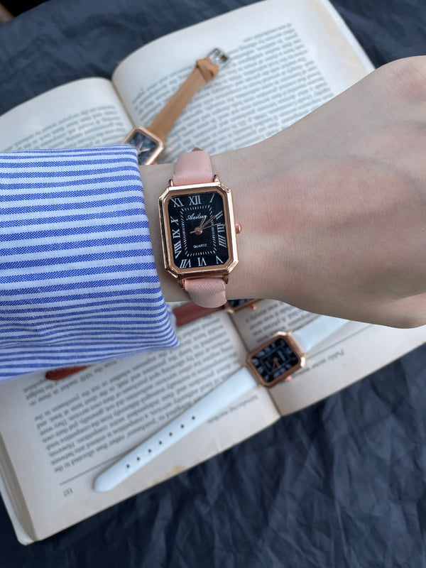 Women's leather watch