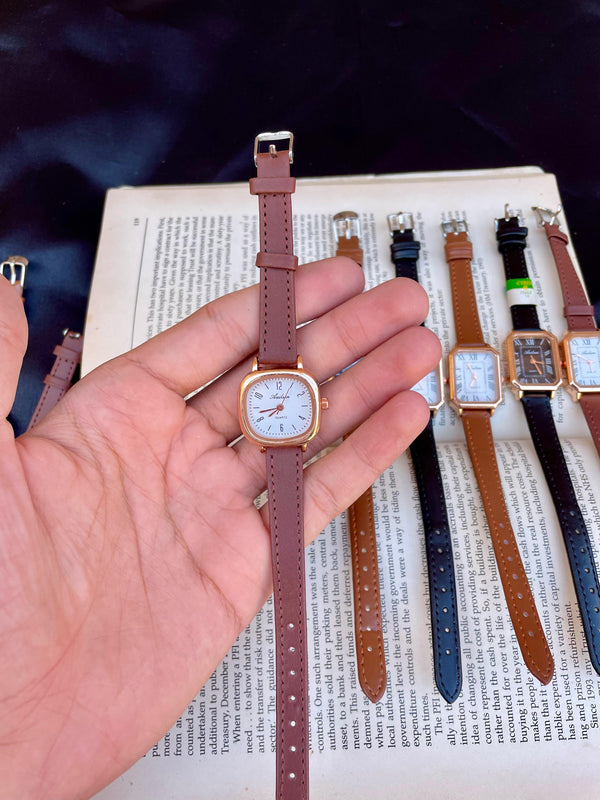 High quality Italian leather watch