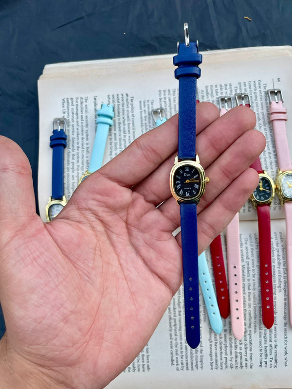 Dior women's leather watch