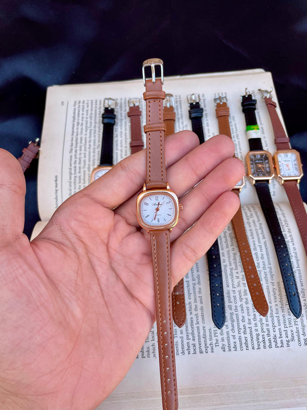 High quality Italian leather watch