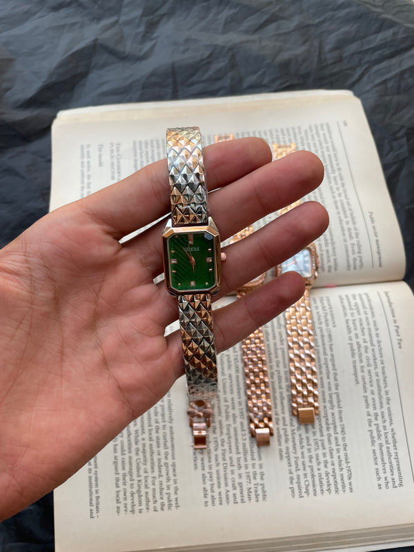 Rose gold women's watch
