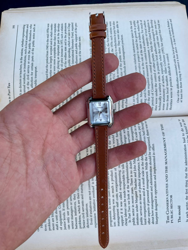 Women's leather watch