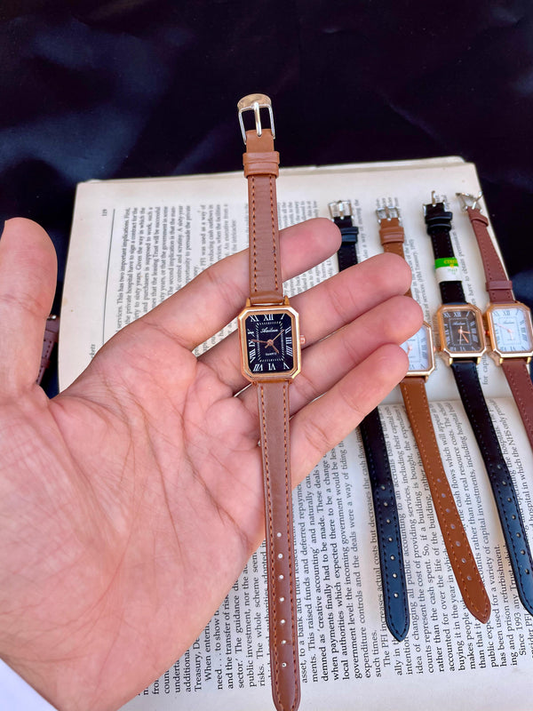 High quality Italian leather watch