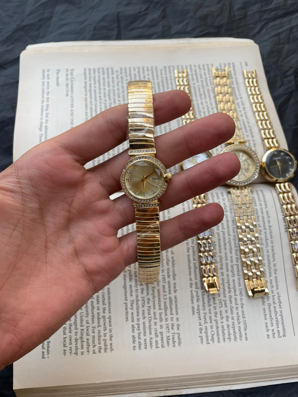 High quality gold women's watch