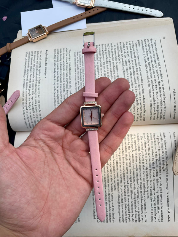 Shein women's leather watch