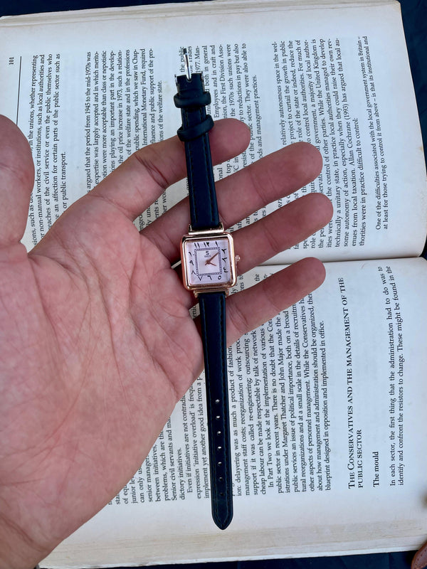 Women's leather watch