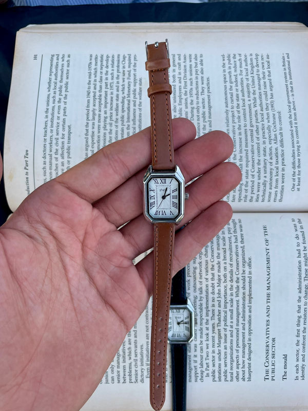 Women's leather watch