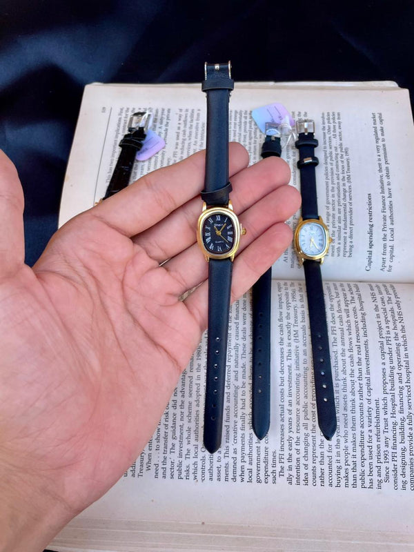 Women's leather watch