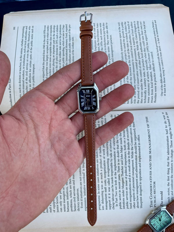 Women's leather watch