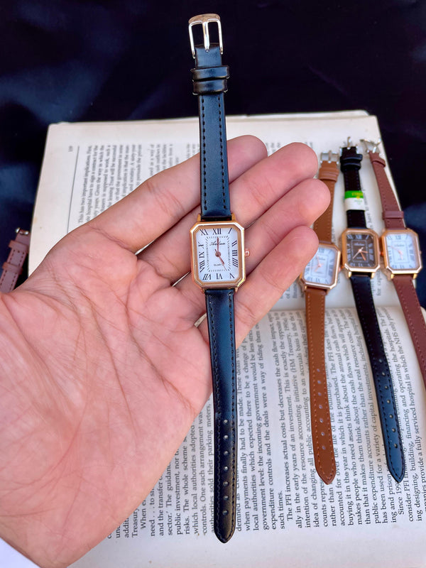 High quality Italian leather watch